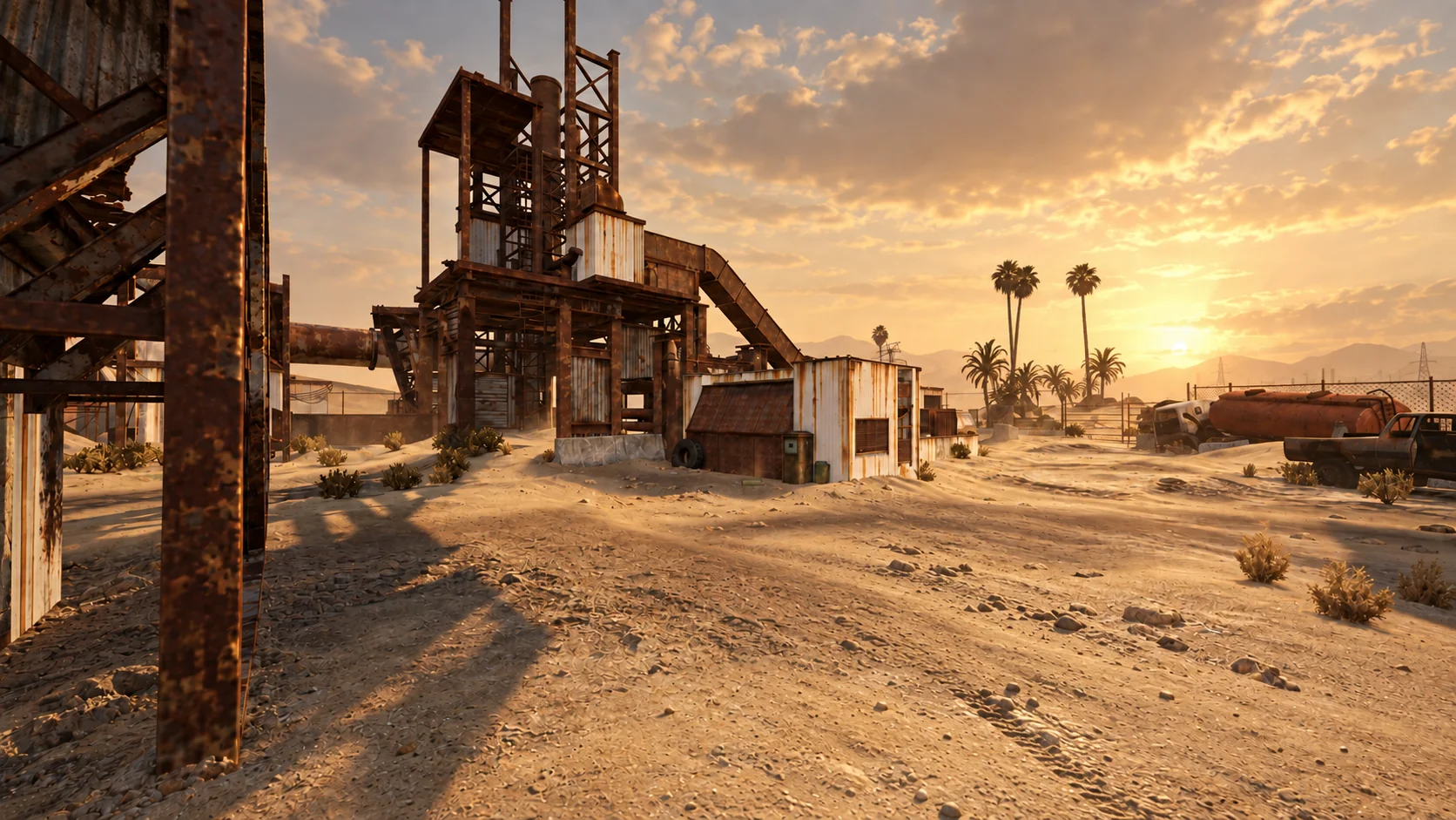 Rust oilfield arena
